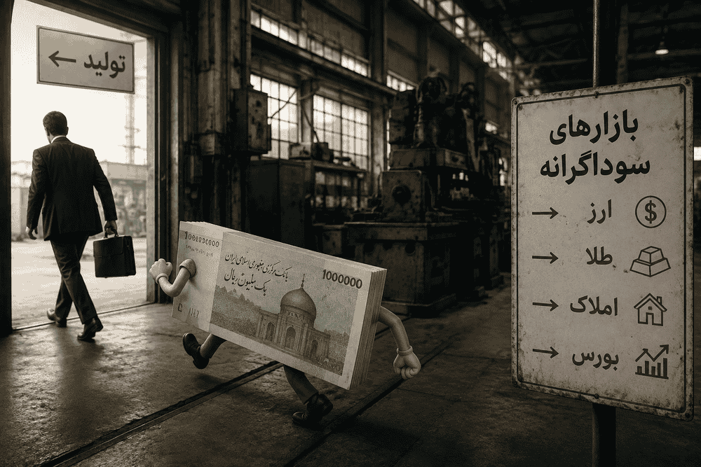 فرار سرمایه از تولید